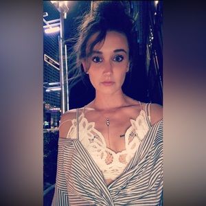 Mustard Seed Brand off shoulder shirt